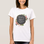 主は私のシェフされた聖書の詩篇23クリスチャンである Tシャツ (正面)