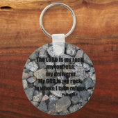 主は私のロックキーチェーン キーホルダー (正面)