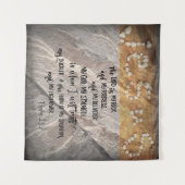 主は私のロック詩篇聖なる書物、 経典 タペストリー (正面(横))