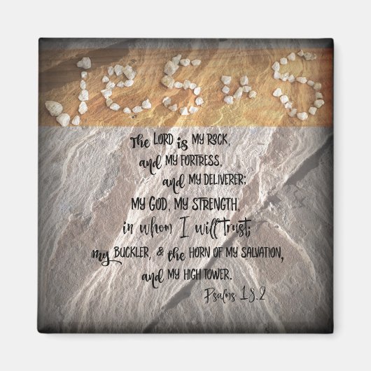 主は私のロック詩篇 マグネット (正面)