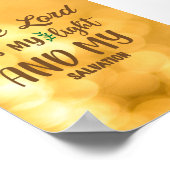 主は私の光と私の救いだ ポスター (角)