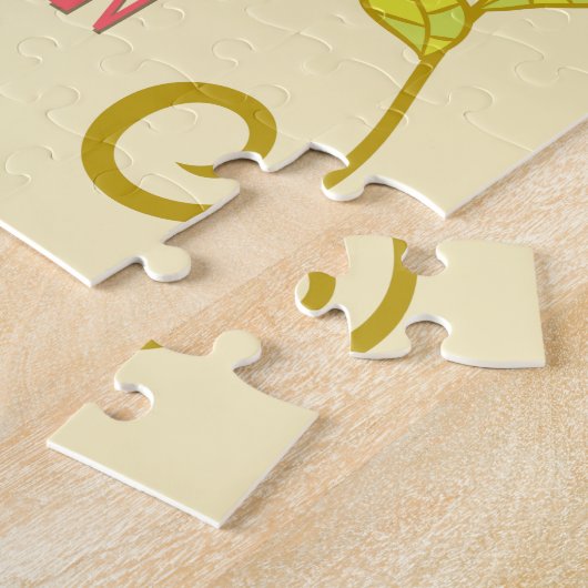 主は私の光と私の救いの聖句である ジグソーパズル (側面)