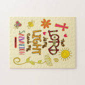 主は私の光と私の救いの聖句である ジグソーパズル (横)