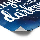 主は私の光 キリスト教の幼児向け保育園の子供たち ポスター (角)