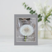 主は私の分けたものよ聖書の名言 ポストカード (スタンド正面)