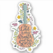 主は私の力と歌の聖句である シール (正面)