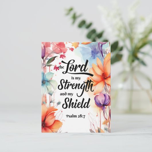 主は私の力と盾である ポストカード (スタンド正面)