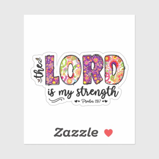 主は私の力なり シール (シート)