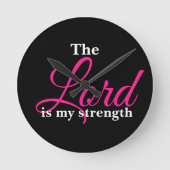 主は私の力なり ラウンド壁時計 (正面)