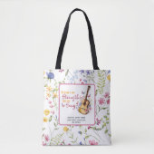 主は私の力の聖書日曜学校のカスタム トートバッグ (正面)