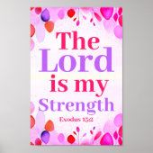 主は私の力ボホ・クリスチャン10代の女 ポスター (正面)