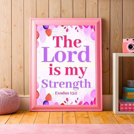 主は私の力ボホ・クリスチャン10代の女 ポスター