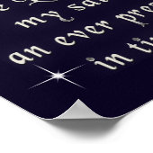 主は私の岩である ポスター (角)