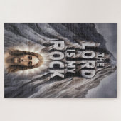 主は私の岩である：詩篇18:2 ジグソーパズル (横)