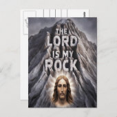 主は私の岩である:詩篇18:2 ポストカード (正面/裏面)