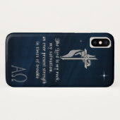 主は私の岩である Case-Mate iPhoneケース (裏面(横))