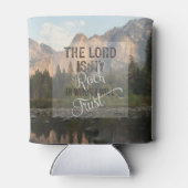 主は私の岩である – Ps 18:2 缶クーラー (裏面)