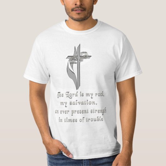 主は私の岩である Tシャツ (正面)