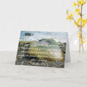 主は私の岩のノテカード カード (黄色い花)