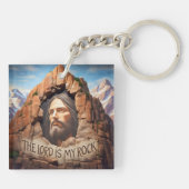 主は私の岩 キーホルダー (裏面)