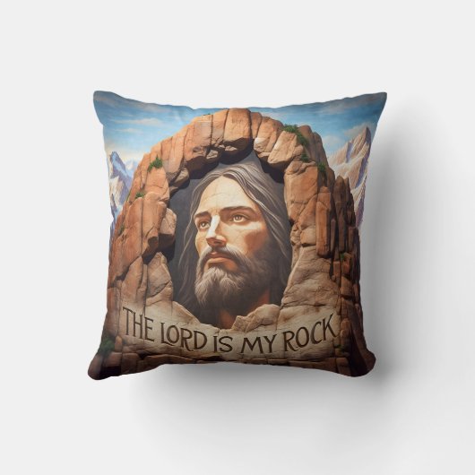 主は私の岩 クッション (裏面)