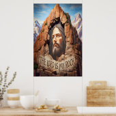 主は私の岩 ポスター (キッチン)