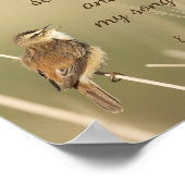 主は私の強さと歌の聖なる書物、 経典ソングバード ポスター (角)