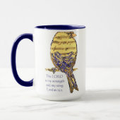 主は私の強さと歌の聖なる書物、 経典 マグカップ (左)