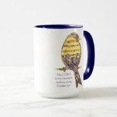 主は私の強さと歌の聖なる書物、 経典 マグカップ (正面右)
