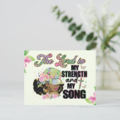 主は私の強さと私の歌であるメラニン質の強さ シーズンポストカード (スタンド正面)