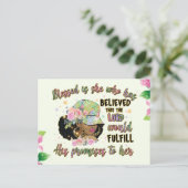 主は私の強さと私の歌であるメラニン・シエスタ シーズンポストカード (スタンド正面)