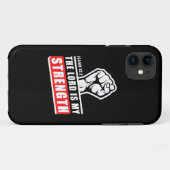 主は私の強さイザヤ12:2メンス・クリスチャン Case-Mate iPhoneケース (裏面(横))