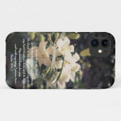 主は私の強さ及び盾-ジャスミンのiPhoneです Case-Mate iPhoneケース (裏面(横))