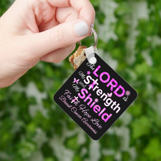 主は私の強み キーホルダー (手)