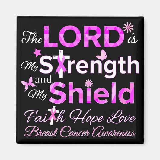 主は私の強み マグネット (正面)