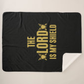 主は私の盾の引用文 シェルパブランケット (正面(横))