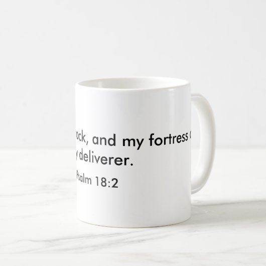 主は私の石です マグカップ (正面右)