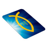 主は私の羊飼いだと言いなさい |クリスチャン・フィッシュ マグネット (右側)