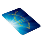 主は私の羊飼いだと言いなさい |クリスチャン・フィッシュ マグネット (右側)