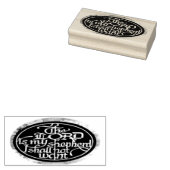 主は私の羊飼いだ…..ウッドアートスタンプ ラバースタンプ (押印)