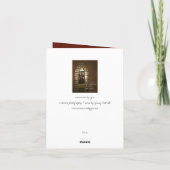 主は私の羊飼いだ…カード カード (裏面)