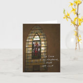 主は私の羊飼いだ…カード カード (黄色い花)