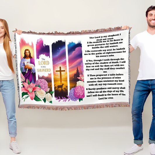 主は私の羊飼いだ スローブランケット