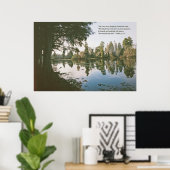 主は私の羊飼いだ – バリエーションD ポスター (ホームオフィス)