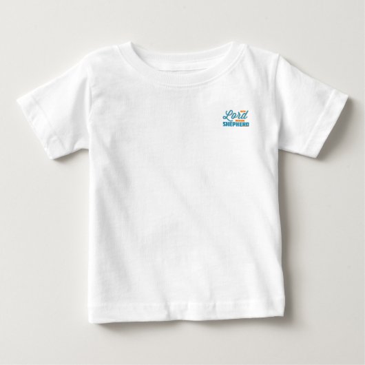 主は私の羊飼いだ ベビーTシャツ (正面)