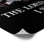 主は私の羊飼いだ；私は望まない ポスター (角)