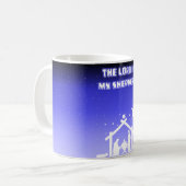 主は私の羊飼いだ：詩篇23 コーヒーマグカップ (正面左)