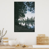 主は私の羊飼いだ – 詩篇23、バリエーションF ポスター (キッチン)