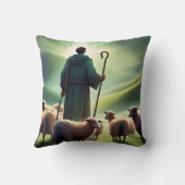 主は私の羊飼いだ|詩篇23:1装飾用クッション クッション (裏面)