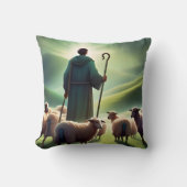 主は私の羊飼いだ|詩篇23:1装飾用クッション クッション (正面)